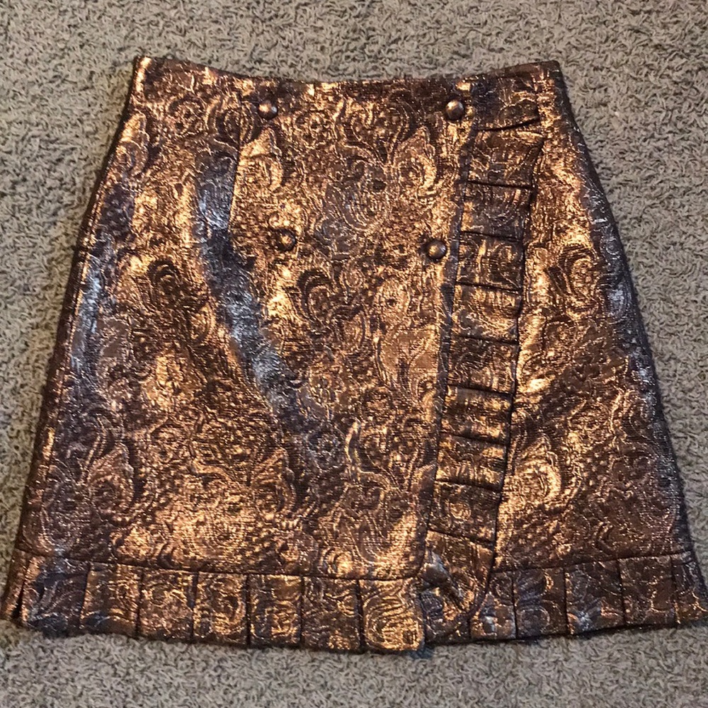 Sandro metallic skirt